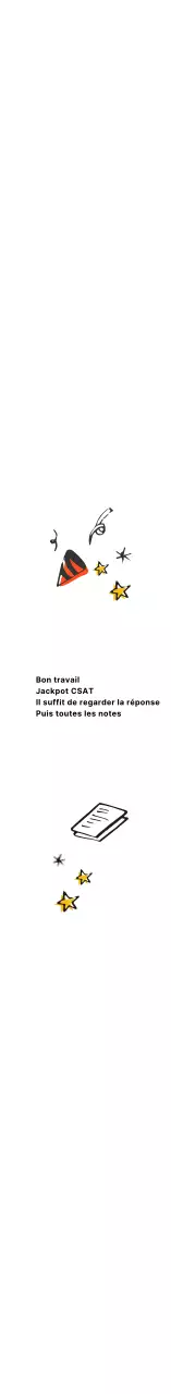 Blanc Illustration simple SAT Exam Wishes Sticker