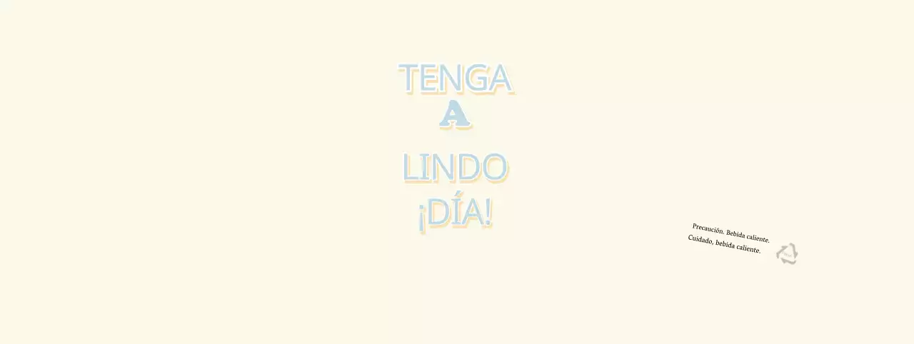 Amarillo Azul Texto pop simple