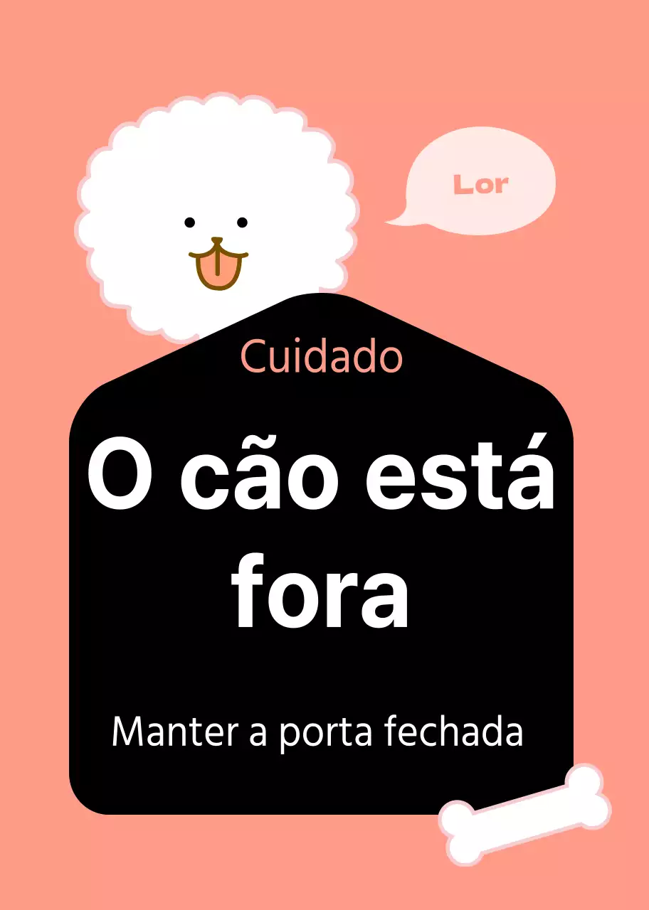 Camagnet de precaução para cachorros