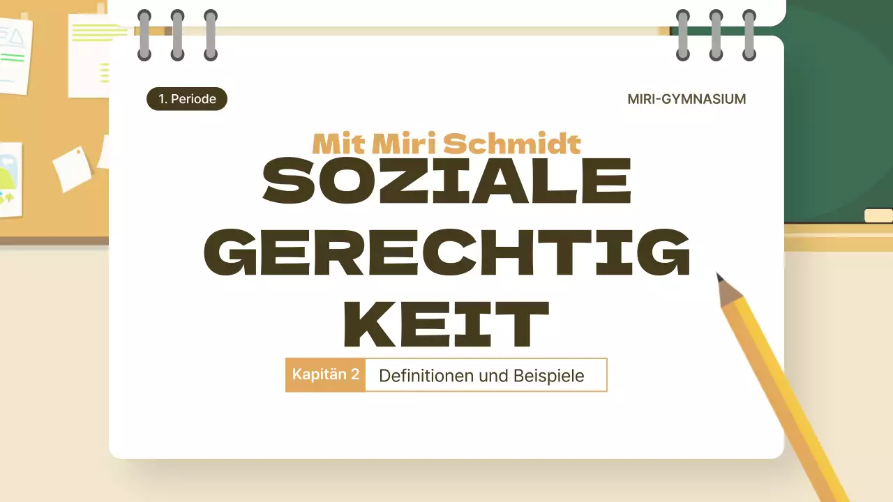 Gelbes und grünes Klassenzimmerkonzept Ethikunterricht