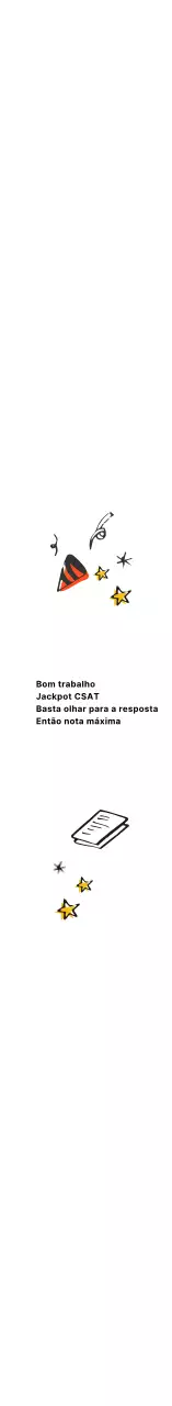 Autocolante branco com uma ilustração simples dos desejos para o exame SAT