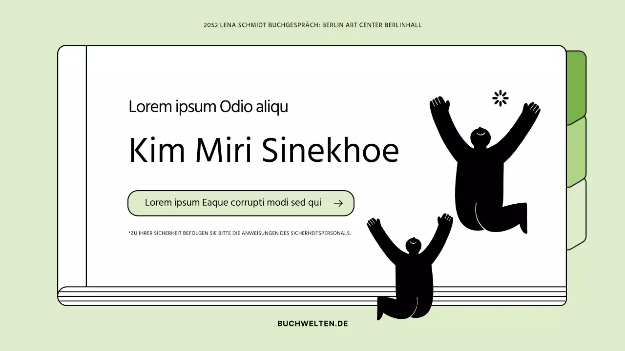 Ein klares Buchkonzept in Lila und Schwarz Booktalk