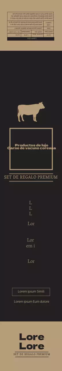 Set de Regalo de Lujo de Carne Coreana Black Gold