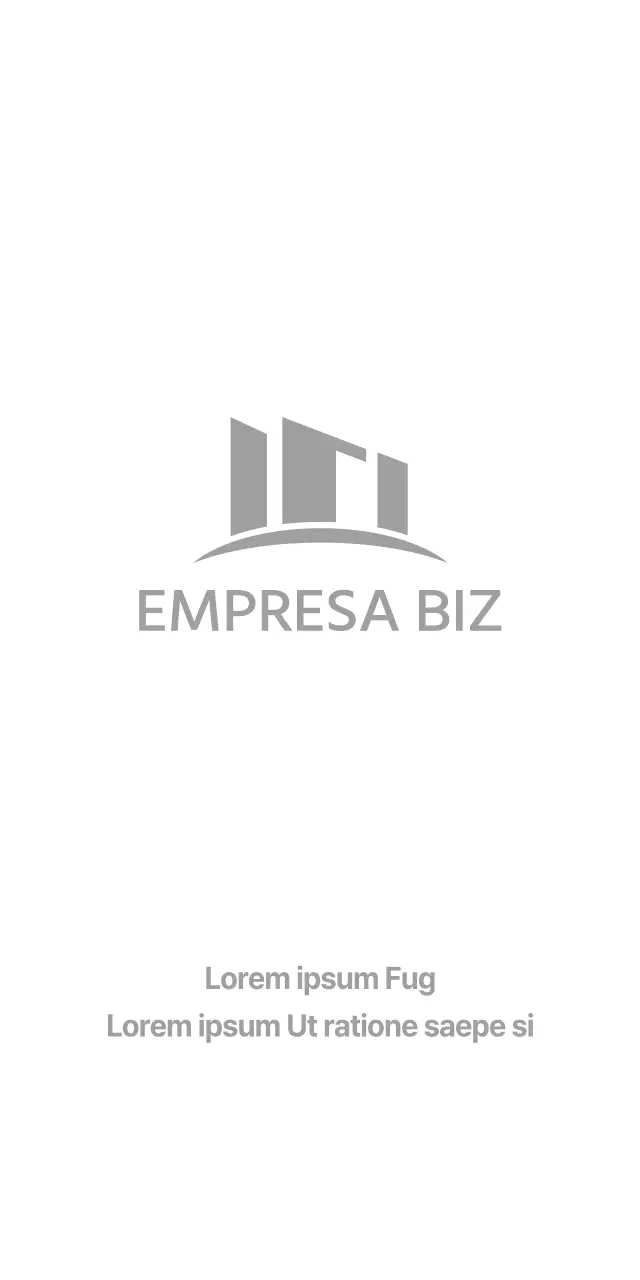 Conceito empresarial com logótipo de linhas nítidas