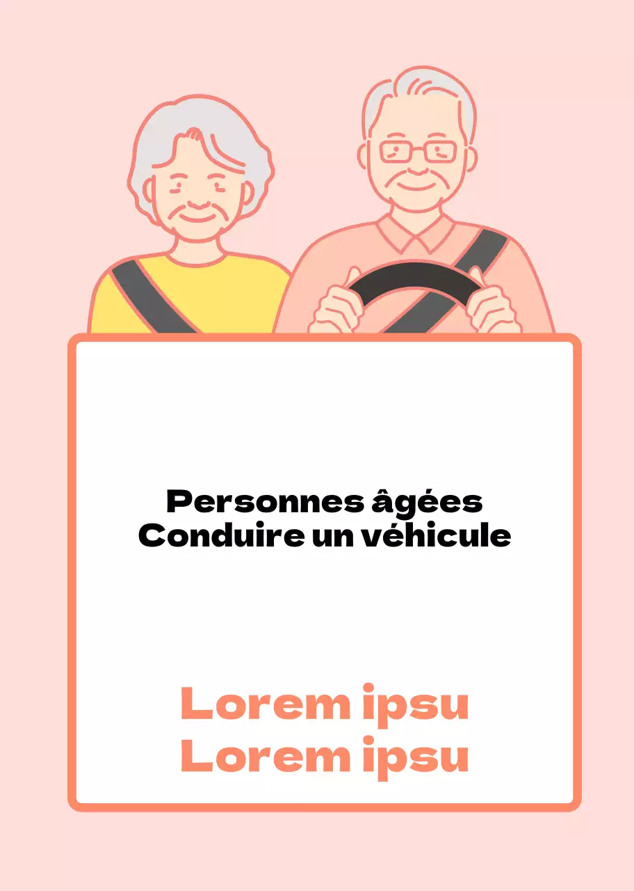 Magnet de voiture pour personnes âgées au volant