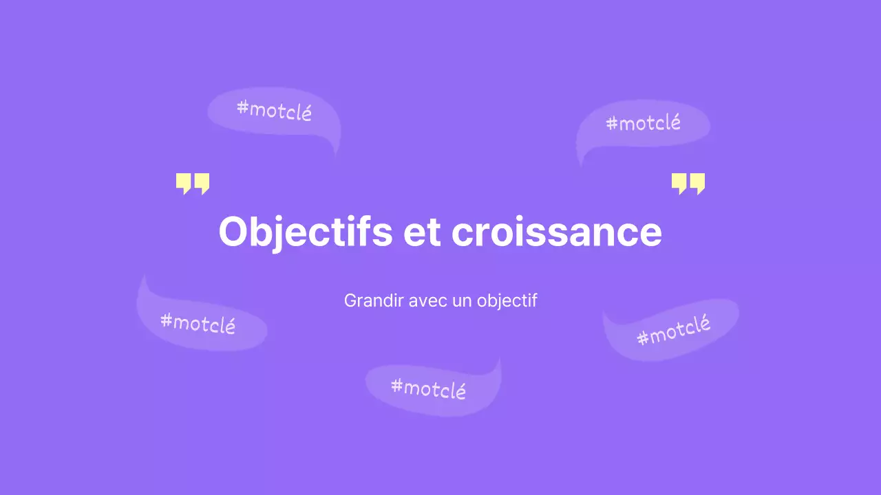 Purple Yellow Simple Concept Business Plan