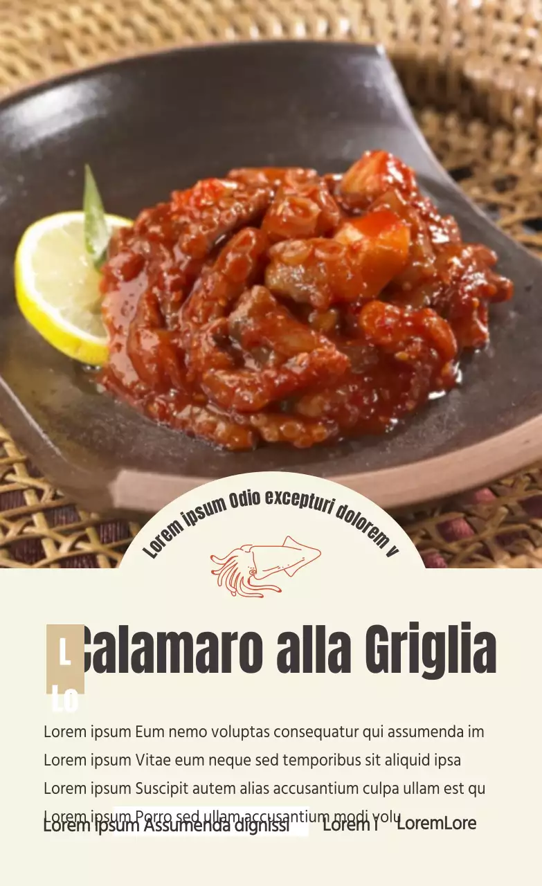 Calamari di mare Jjigal