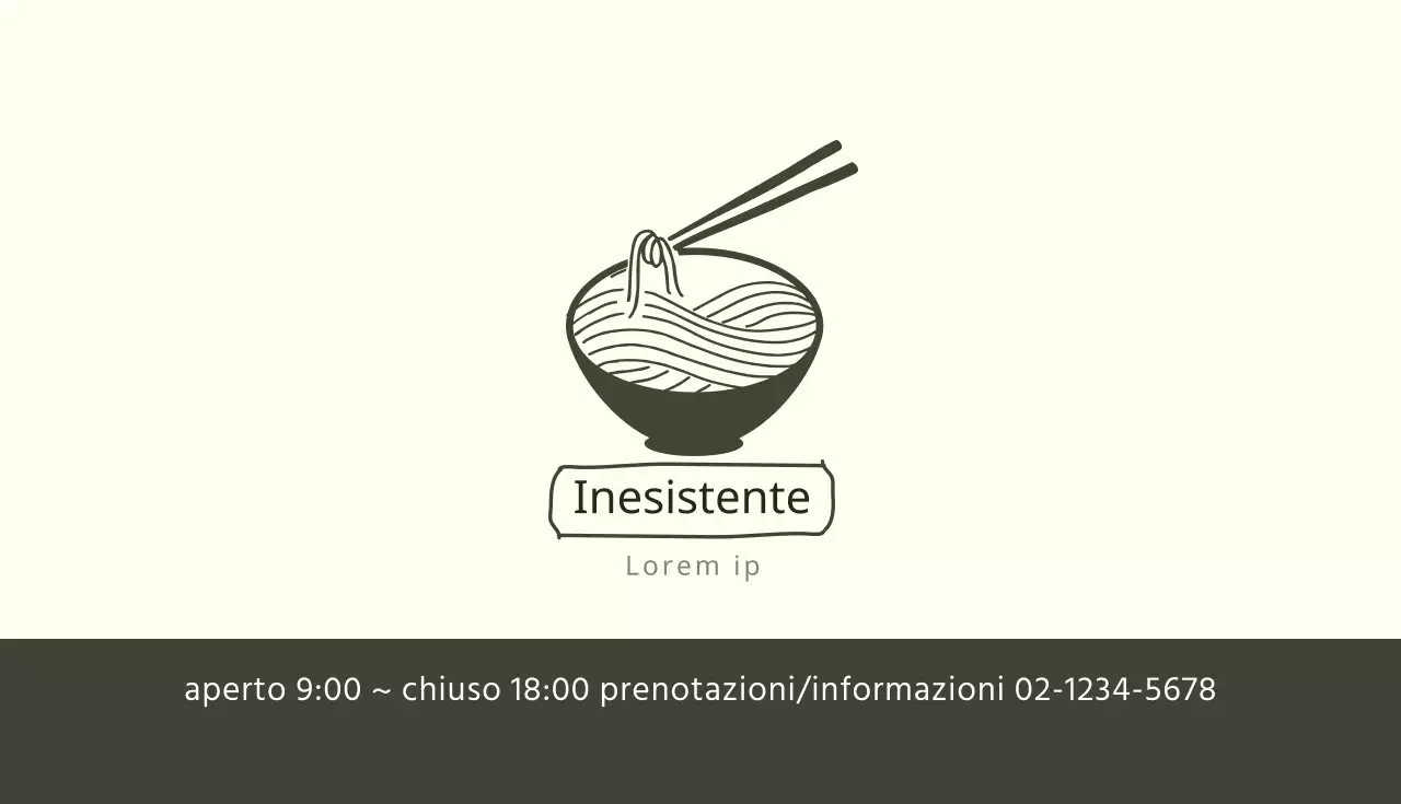 Avorio Nero Illustrato Catering Coupon