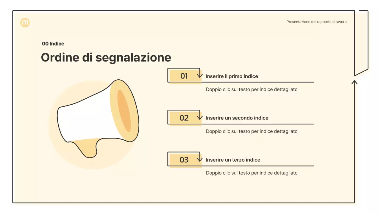 Forme puntiformi con frecce in giallo chiaro Kit di presentazione aziendale