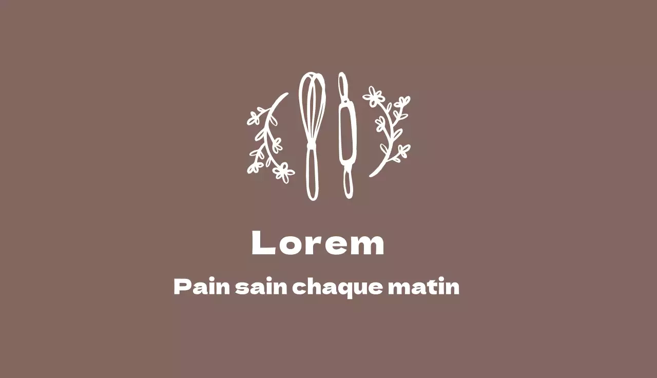 illustration brune boulangerie simple boulangerie