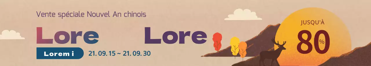 Marron Automne Concept Illustration Chuseok Vente