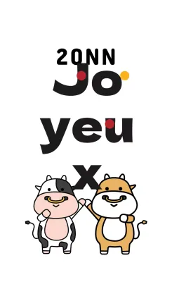 Mignonne étiquette de vœux pour le Nouvel An avec illustration blanche