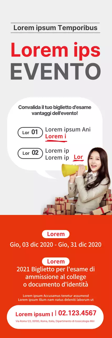 Rosso Grigio Fotografia Evento SATs Promozione Dermatologia