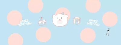 Portavasos de fiesta de cumpleaños en tonos pastel