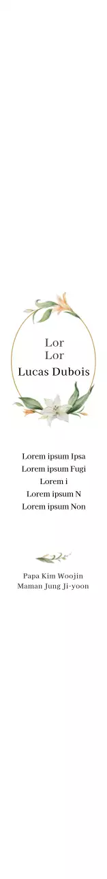 Blanc Illustration Vintage Premier Anniversaire