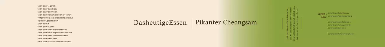 Elfenbeinfarbenes Kommissionsetikett mit Farbverlauf