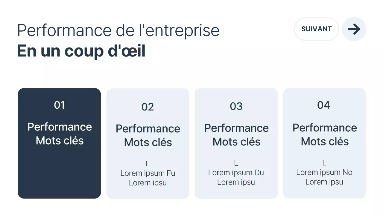 Promouvoir une entreprise minimaliste en blanc et bleu marine