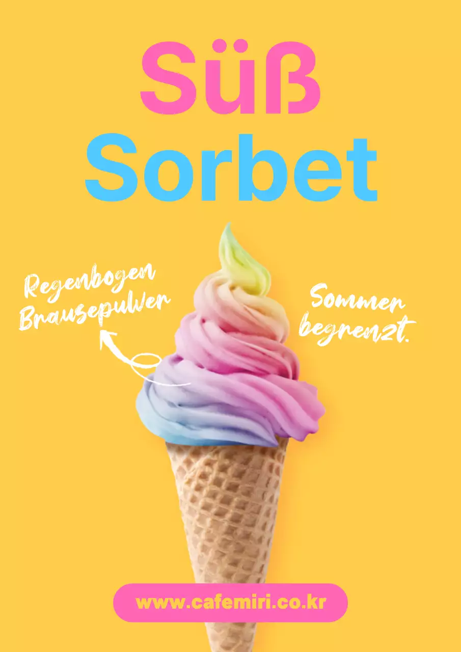 Gelb Niedlich Poster