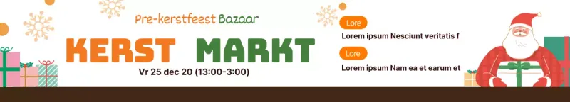 Rode illustratie kerst kerk promotie