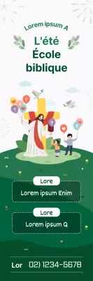 Présentation de l'école biblique d'été de l'Église verte et mignonne