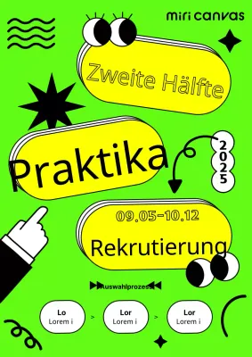 Sommerpraktika bei Geometric Concepts in Lime Green
