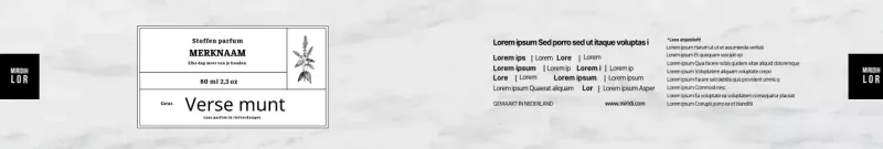 Grijs Clean Marble Geïllustreerde Geurverspreider Set