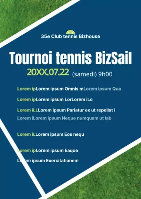 Promouvoir le recrutement de joueurs de tennis