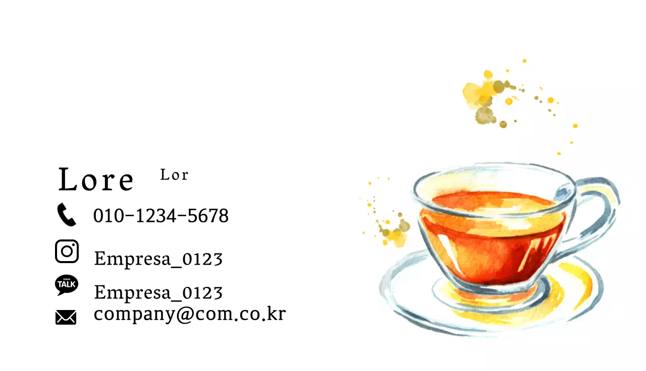 44626_Cafe Tarjeta de visita