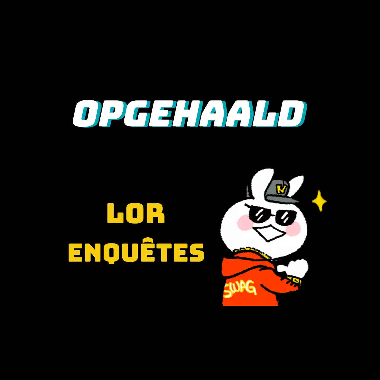 Zwart Illustratie Schattig Belettering Markeer Service Evenement Label