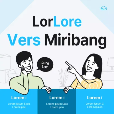 Thème simple du salon en bleu pour favoriser le mouvement