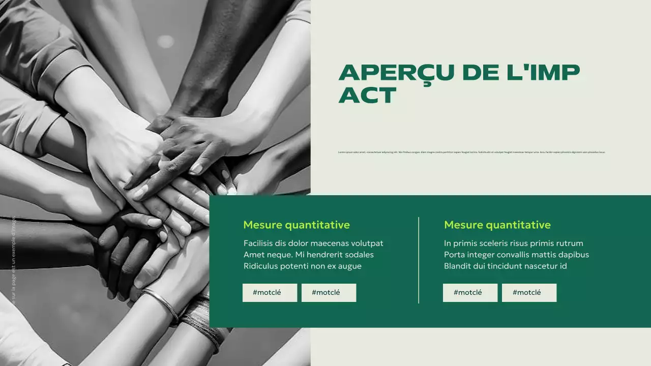 green modern non-profit announcement