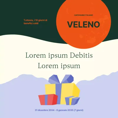 Una semplice offerta illustrata di coupon per il Capodanno cinese