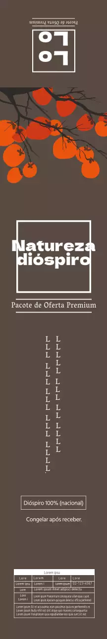 Ilustração pura castanha caqui seco natural