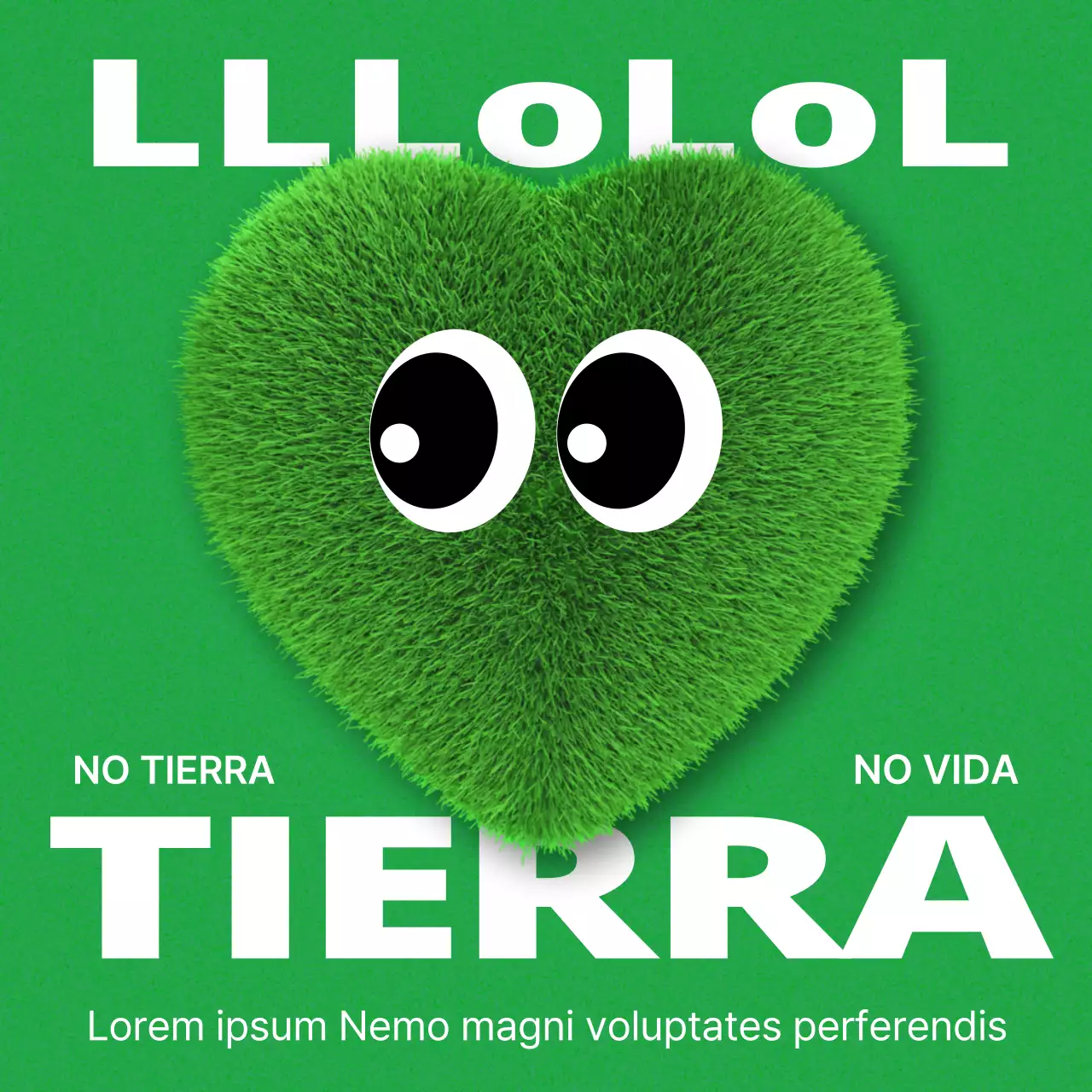 Verde, bonito, con hierba, concienciado con el medio ambiente