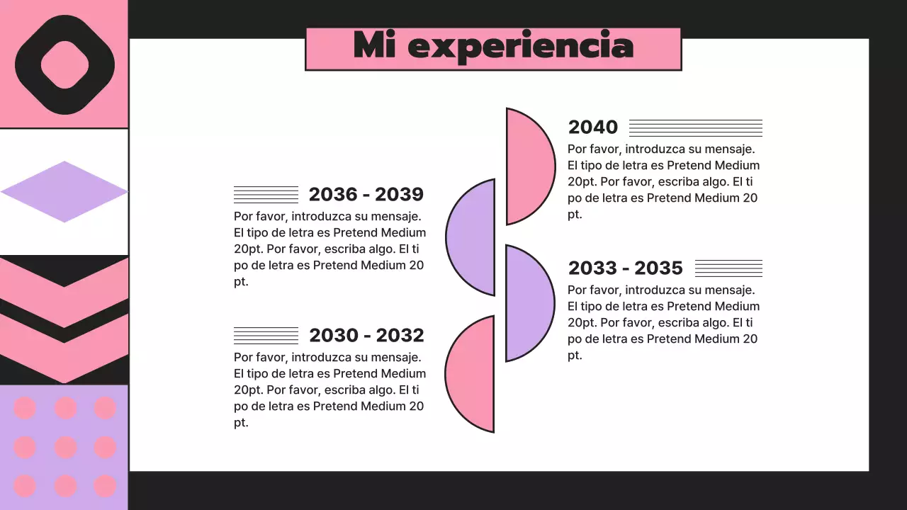 Cartera de compositores de elementos geométricos rítmicos