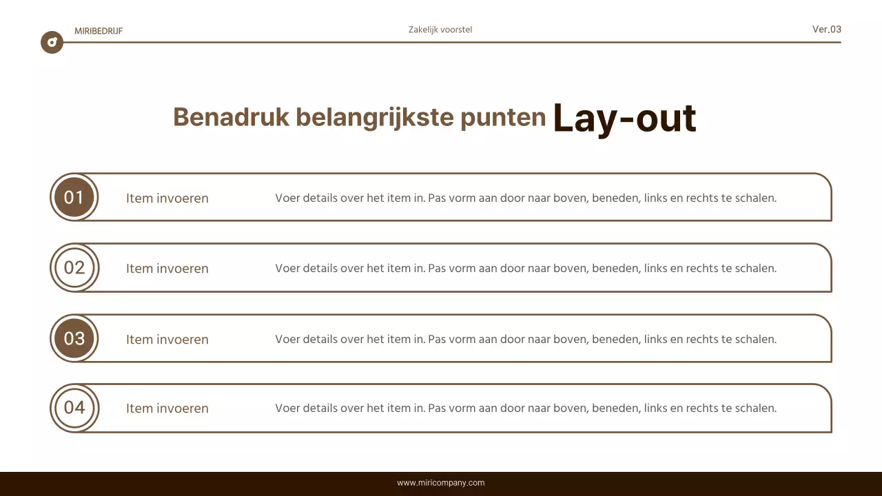 Eenvoudig bruin en wit tekstmarkeringsrapport
