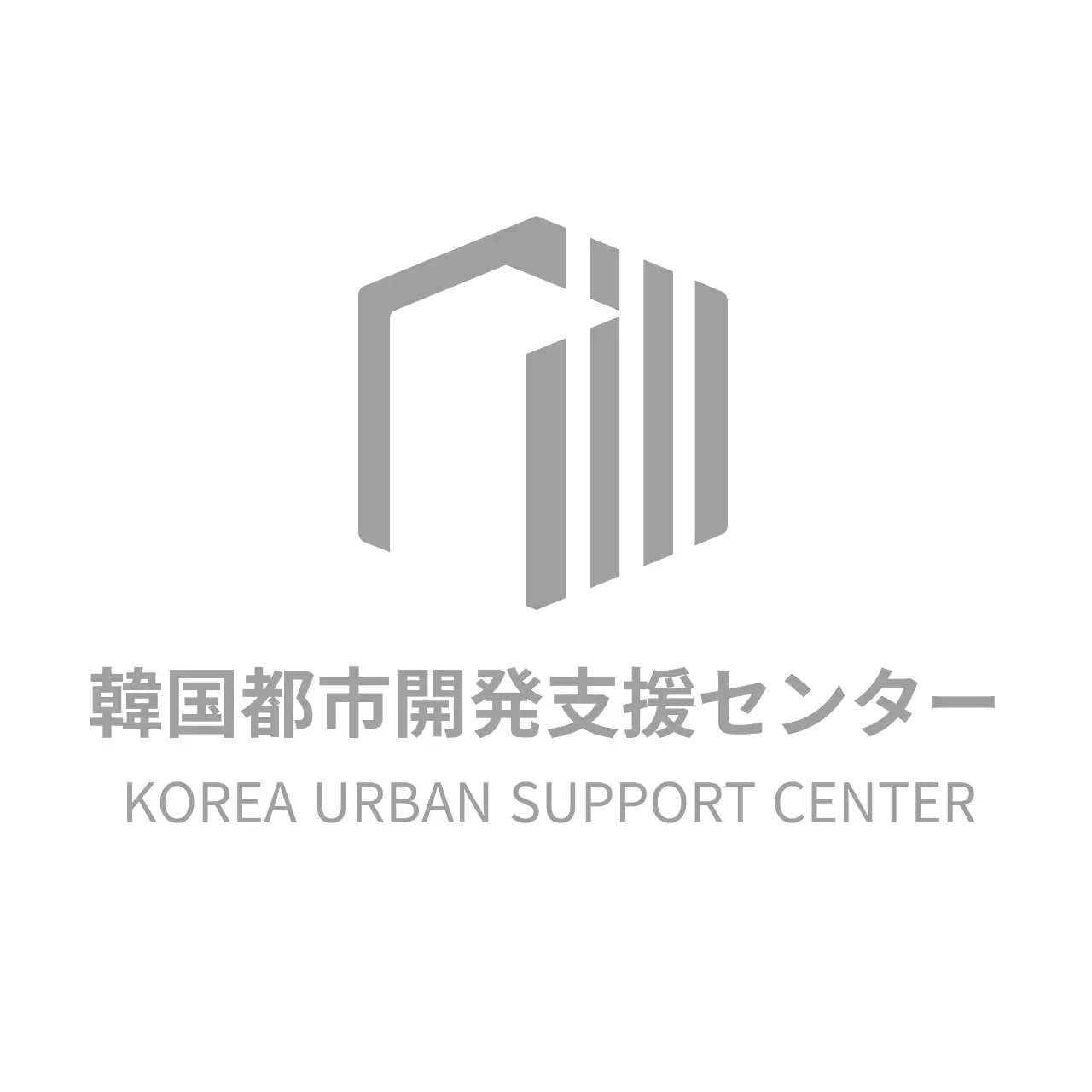 正方形の静的なロゴの都市開発協会センター