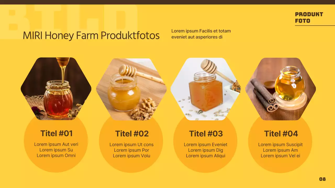 Eine Einführung in gelbe, leuchtende und fröhliche Bienenstöcke