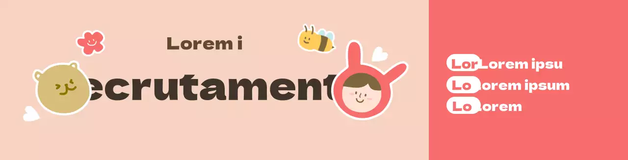 Recrutamento para o pré-escolar Íman para o jardim de infância