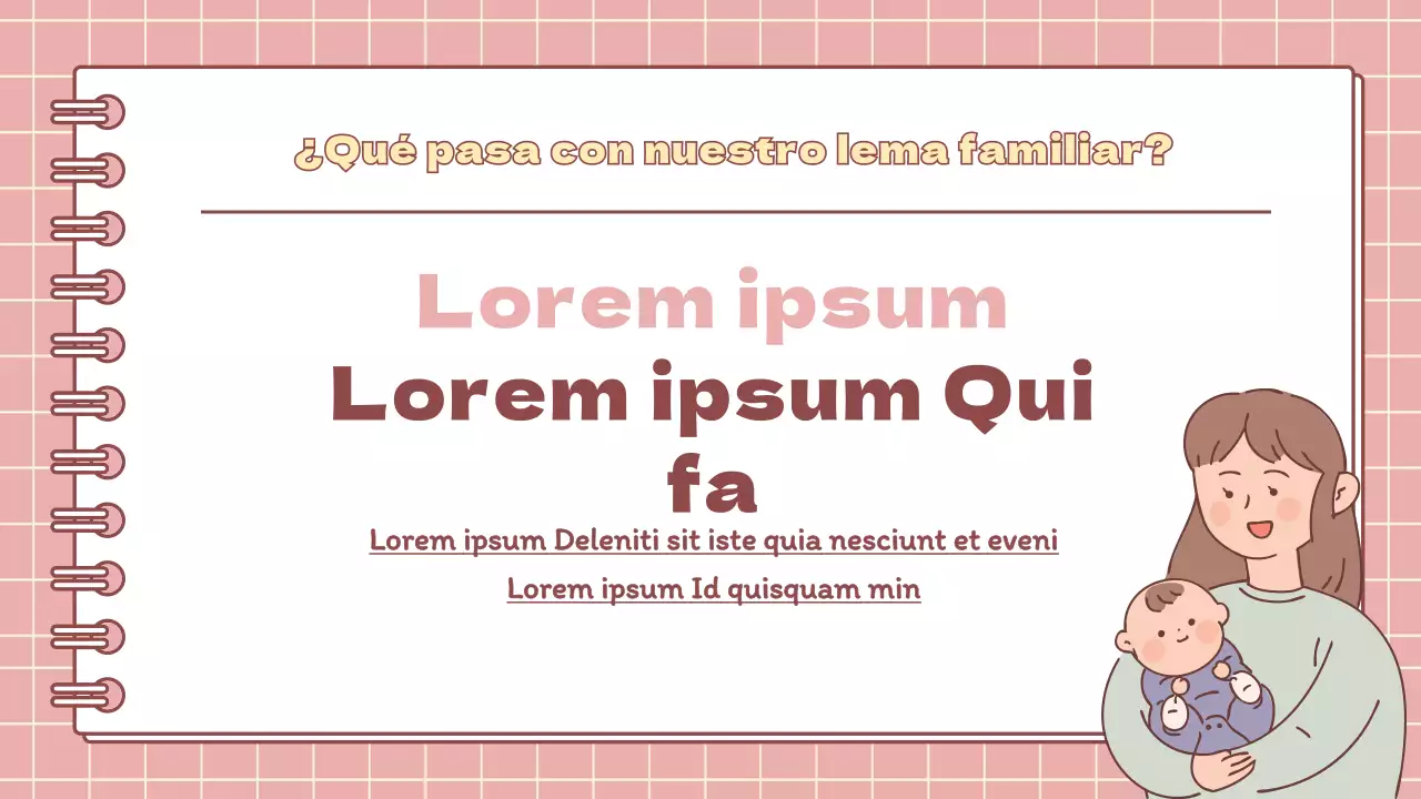 Presentación minimalista de los deberes de vacaciones de primaria en rosa y amarillo