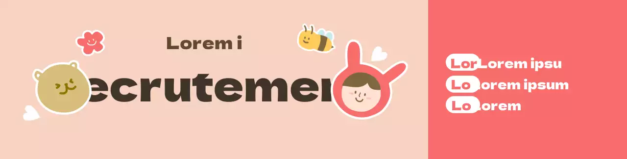 Recrutement préscolaire Aimant pour l'école maternelle