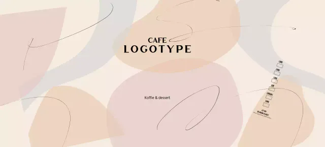 Beige Modern Vormenpatroon