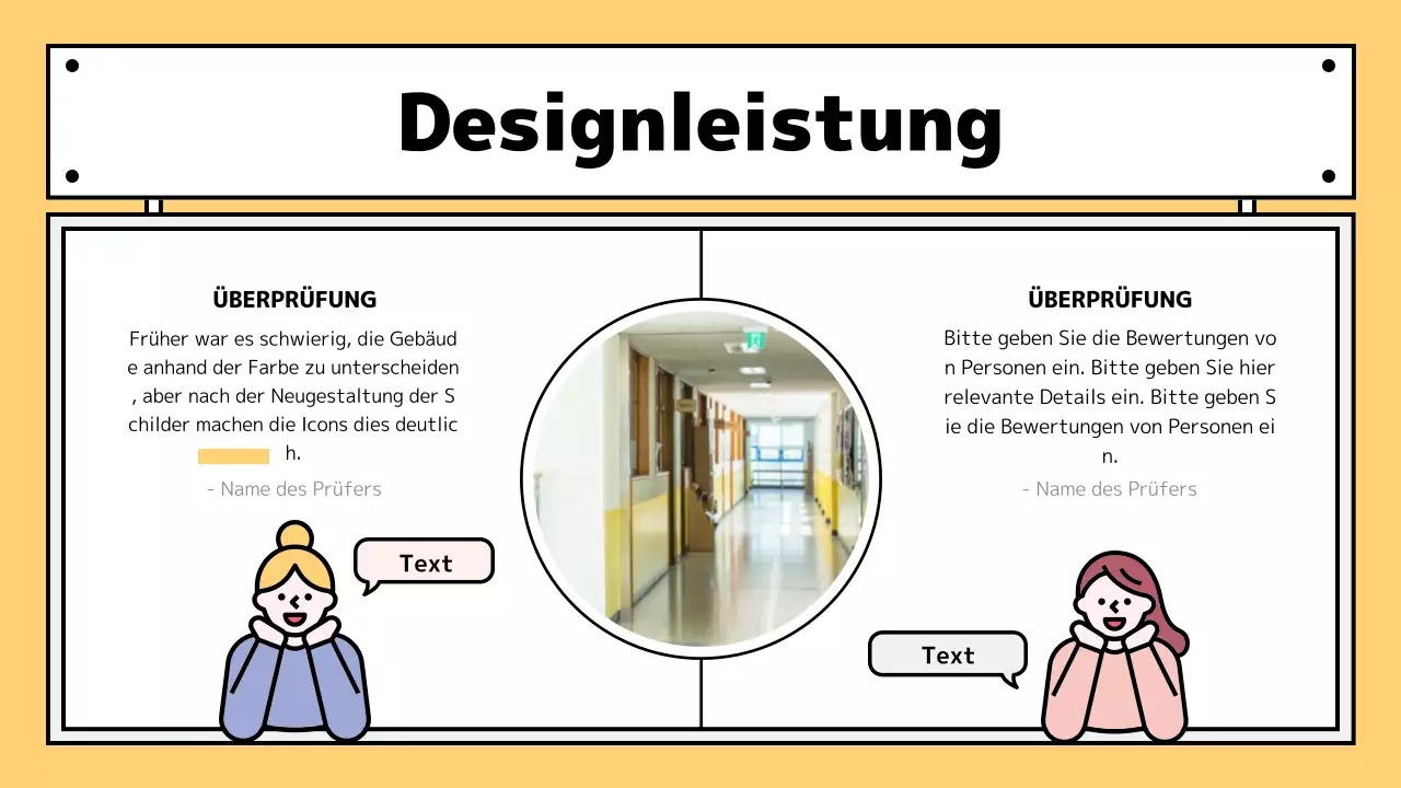 Neugestaltung niedlicher Klassenraumschilder mit gelben Akzenten