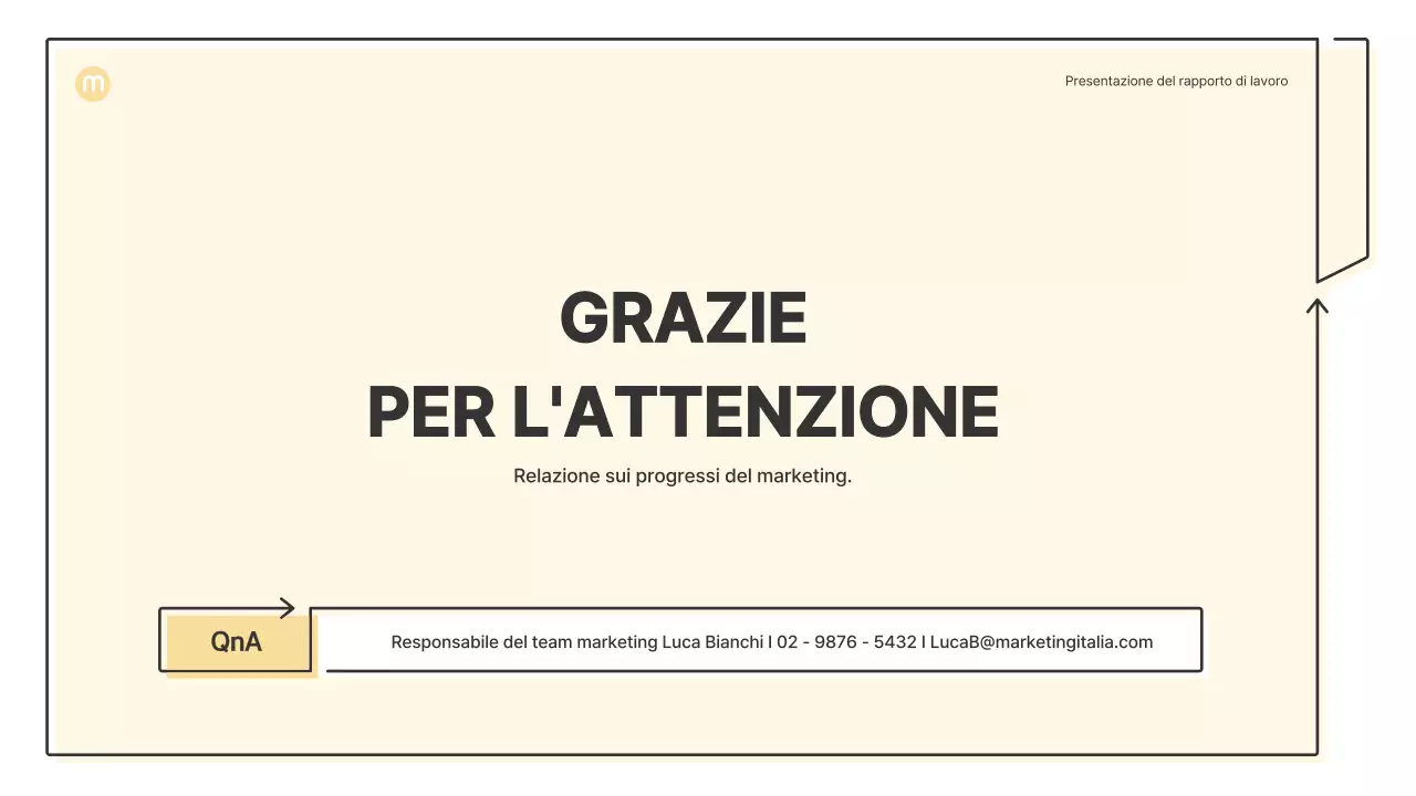 Forme puntiformi con frecce in giallo chiaro Kit di presentazione aziendale