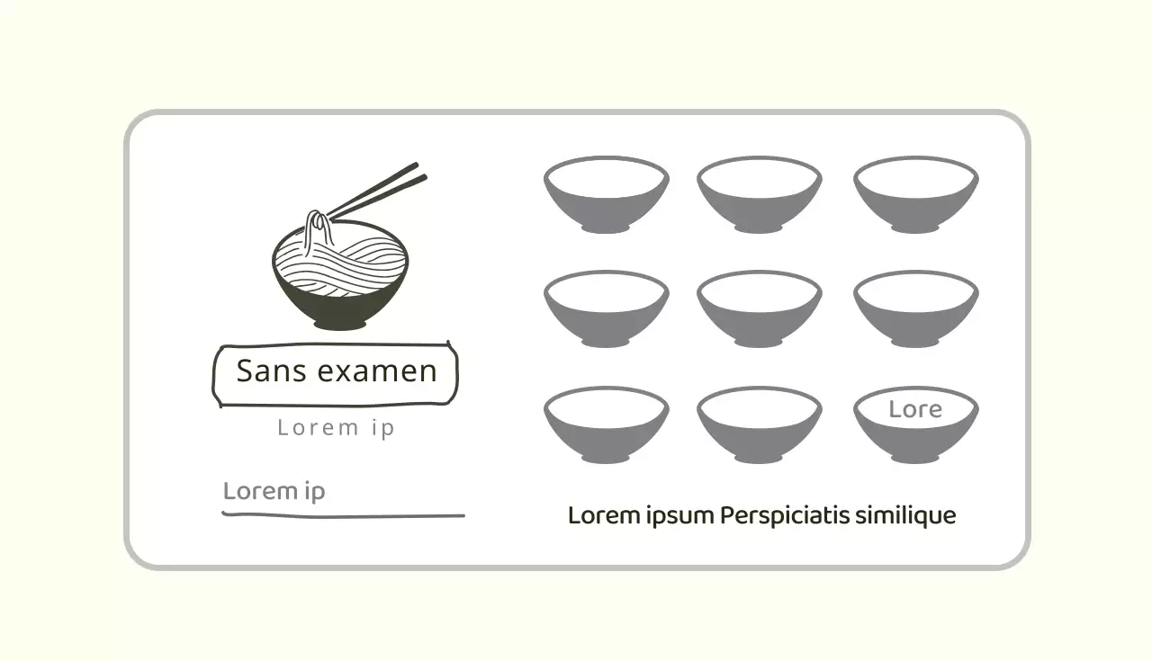 Coupon traiteur Ivoire Noir Illustré