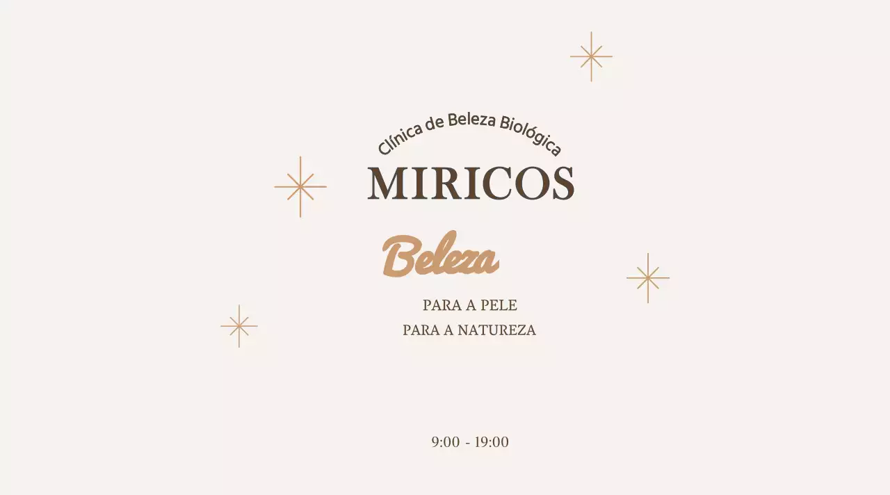 Clínica de estética luxuosa e luminosa em bege e dourado