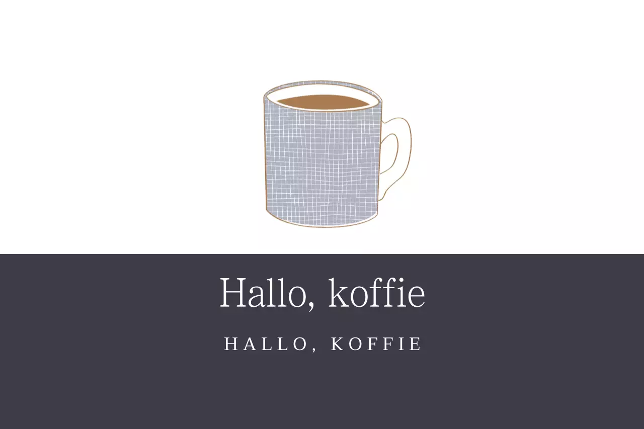 Hallo koffie
