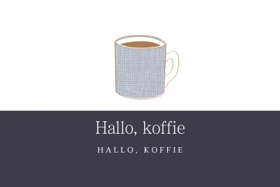 Hallo koffie