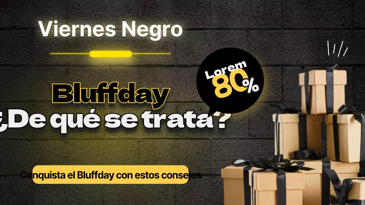 Tema del Viernes Negro en negro y amarillo