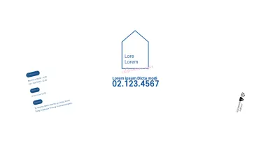 Witte strakke lijnen illustratie onroerend goed